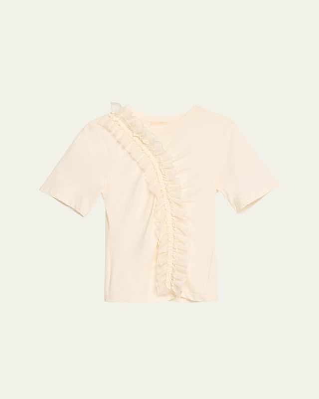 Vivi Ruffle Organic Cotton Top